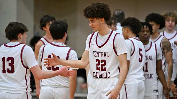 Central Catholic Cascade Christian boys basketball Les Schwab Invitational December 26 2023 Leon Neuschwander 63